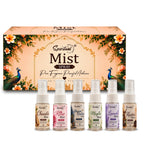 Spiritual Solutions Mist Spray Combo Pack of 12 – 6 Premium Fragrances, 20 ml Each | Chandan, Rose, Shyam Darbar, Mogra, Lavender & Kasturi