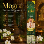 Prarthana Incense Sticks Mogra 9 Gm | Long Lasting Natural Fragrance Agarbatti for Puja, Meditation, Home & Spiritual Ambience