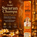 Prarthana Incense Sticks Swaran Champa 9 Gm | Long Lasting Natural Fragrance Agarbatti for Puja, Meditation, Home & Spiritual Ambience