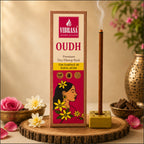 VIBRASA Premium Dry Dhoop Sticks – Oudh | 100 g Each | Pack of 6