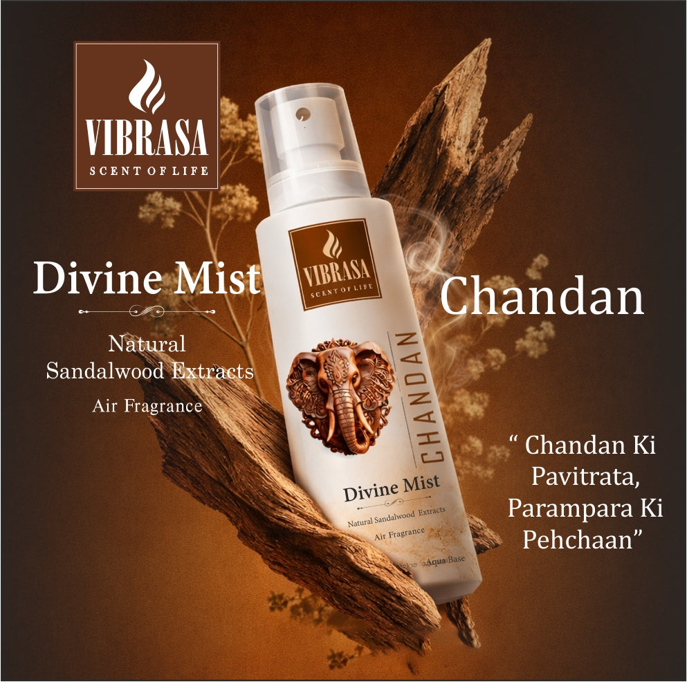 Divine Mist – 7 Days 7 Scents Combo Pack | 7 Spiritual Air Fragrances for 7 Days | Premium Air Freshener Spray – Sandal, Mogra, Lemon, Vrindavan, Rose, Khus & Lavender