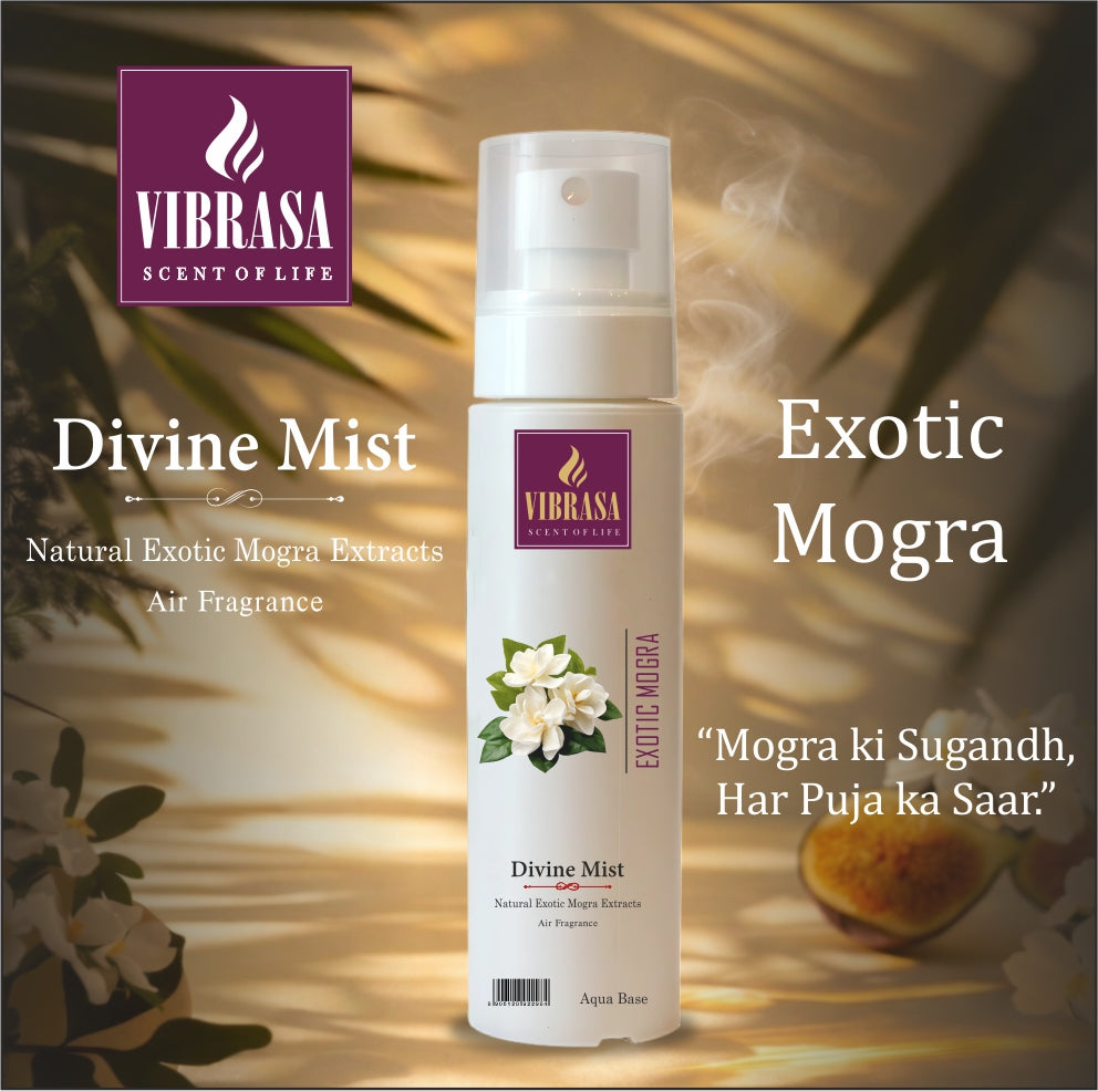 Divine Mist – 7 Days 7 Scents Combo Pack | 7 Spiritual Air Fragrances for 7 Days | Premium Air Freshener Spray – Sandal, Mogra, Lemon, Vrindavan, Rose, Khus & Lavender