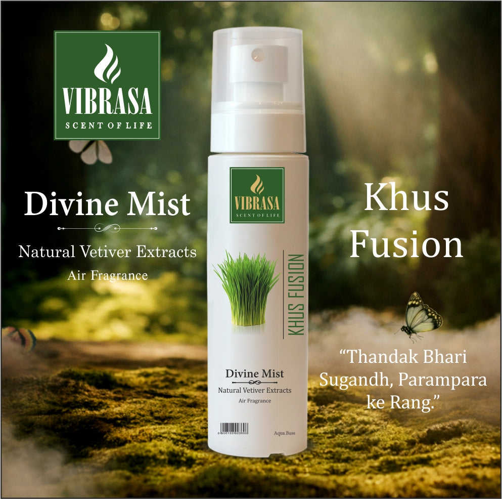 Divine Mist – 7 Days 7 Scents Combo Pack | 7 Spiritual Air Fragrances for 7 Days | Premium Air Freshener Spray – Sandal, Mogra, Lemon, Vrindavan, Rose, Khus & Lavender