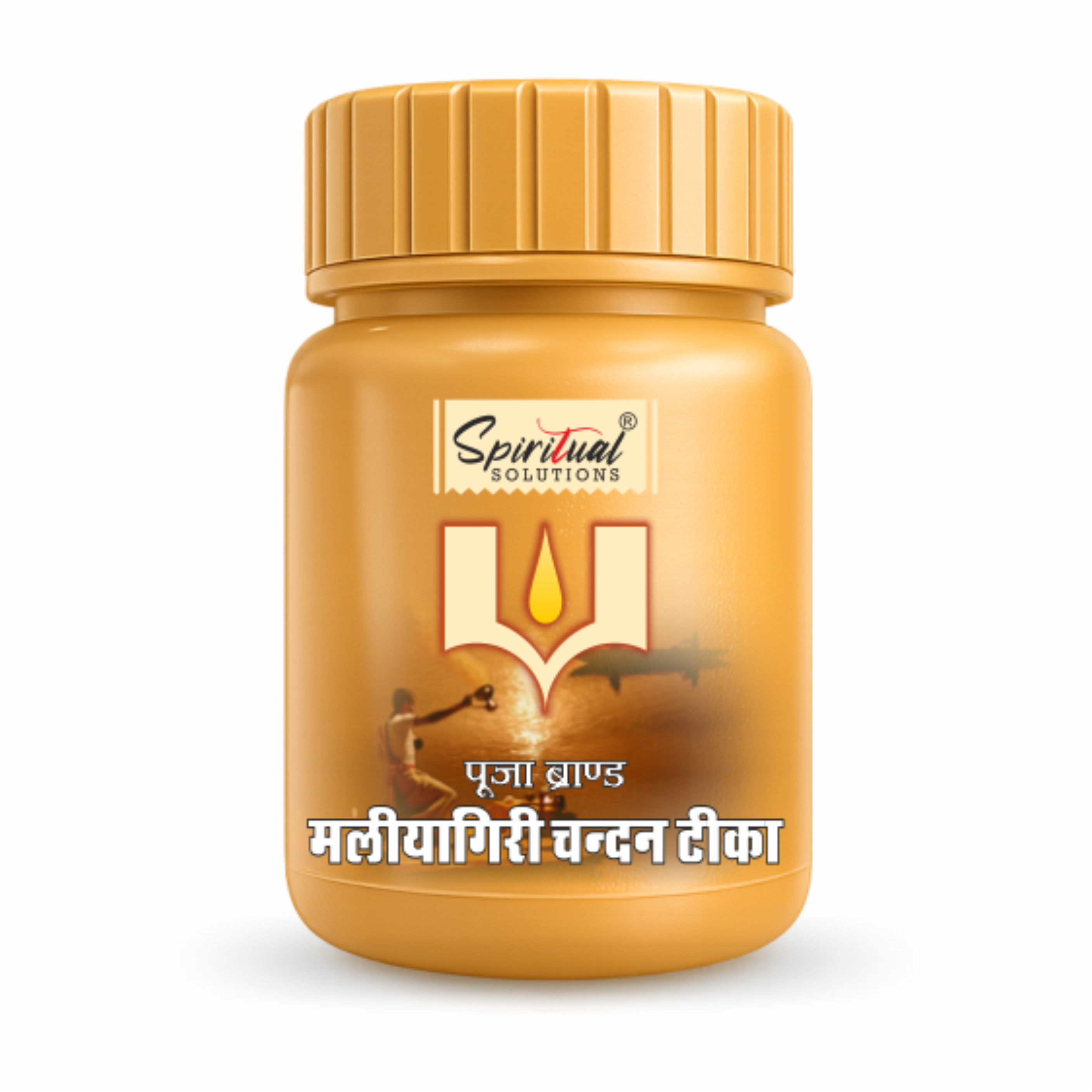 Premium Brown Chandan Tika Paste Pack of 6 (40 ml Each) | Sandalwood Tilak for Daily Puja, Mandir, Havan & Festivals | Long Lasting Fragrance