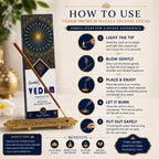 Vedam Premium Masala Incense Sticks (50 g) | Long Lasting Natural Fragrance Agarbatti for Puja, Meditation, Home & Spiritual Ambience