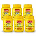 Premium Yellow Chandan Kesar Powder Pack of 6 (50g Each) | Pure Puja & Tilak Powder