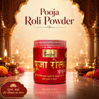 Deluxe Puja Roli Kumkum 500 gm Jar | Traditional Puja Tilak Powder for Daily Rituals